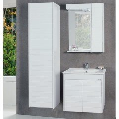 Lineart Strip 60 cm Banyo Dolabı + Dolaplı Ayna