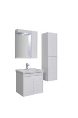 Lineart Strip 80 cm Banyo Dolabı + Dolaplı Ayna