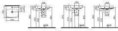 VitrA 5661B003-0937 Metropole Tezgah Üstü Lavabo 50 cm Parlak Beyaz