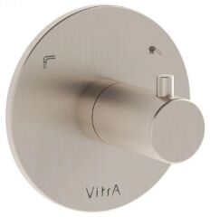 Vitra A4285734 Origin Ankastre 2 Yollu Yönlendirici(Sıva Üstü Grubu) Fırçalı Nikel