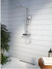 Artema A4720234 Aquaheat Bliss 230 Duş Sistemi Fırç.Nikel