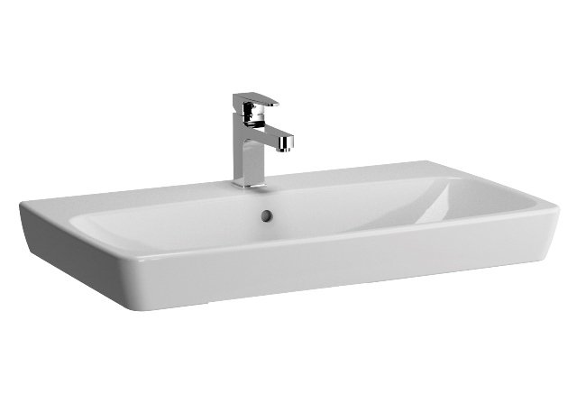 VitrA 5663B003-0973 Metropole Tezgah Üstü Lavabo 80 cm Parlak Beyaz