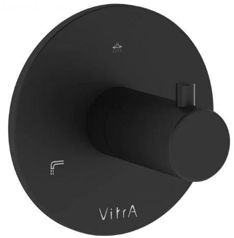 VitrA A4285936WTC Origin Ankastre 3 Yollu Yönlendirici(Sıva Üstü Grubu)Mat Siyah