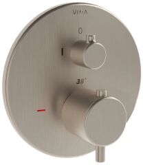 Vitra A4267234 Origin Ankastre Termostatik Duş Bataryası Fırçalı Nikel