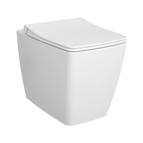 VitrA 7670B001-0090 Metropole Rim-ex Dtd Yerden Tek Klozet 54 cm Mat Beyaz