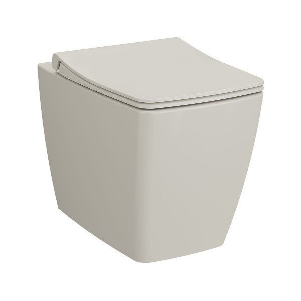 VitrA 7670B020-0090 Metropole Rim-ex Dtd Yerden Tek Klozet 54 cm Mat Bej