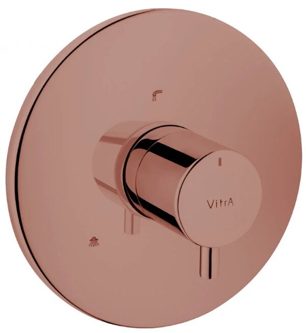 VitrA A4267326 Origin Ankastre 3 Yollu Yönlendirici(Sıva Üstü Grubu)Bakır