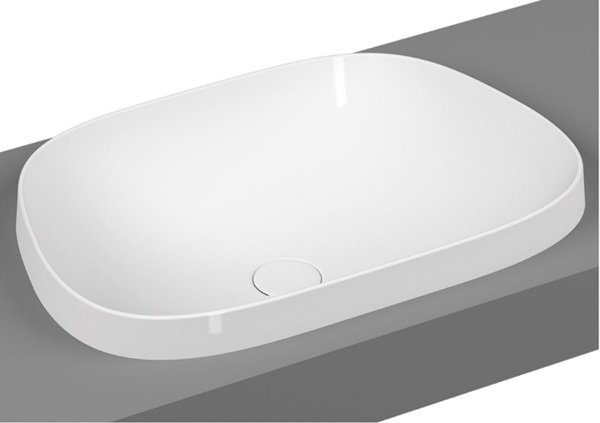 VitrA 5653B403-0016 Frame TezgahÜstü Lavabo Parlak Beyaz 57 cm