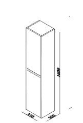 Lineart Delta Boy Dolabı