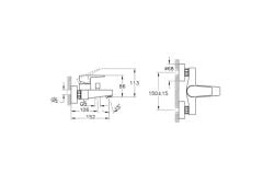 Artema Flow Square A4306336 Banyo Bataryası Mat Siyah