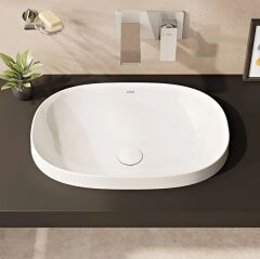 VitrA 5652B403-0016 Frame Tezgahüstü Lavabo Parlak Beyaz 56 cm