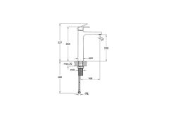 Artema Flow Square A42936 Çanak Lavabo Bataryası Krom