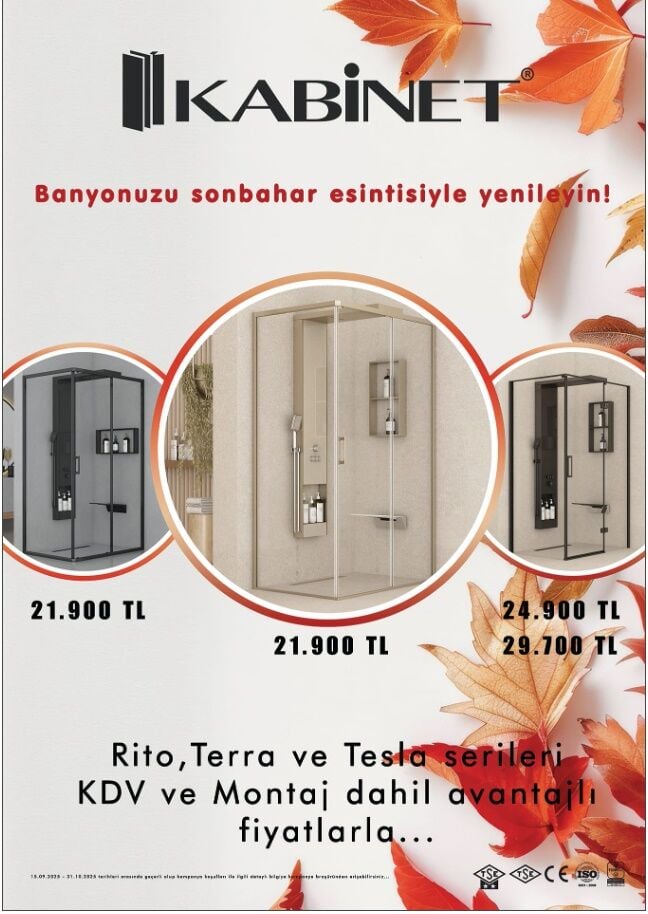 Kabinet Duşakabin Rito Serisi-Kampanya