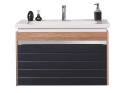 Lineart Delta 80 cm Banyo Dolabı + Dolaplı Ayna