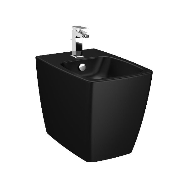 Vitra Metropole Duvara Tam Dayalı Yerden Bide 54 cm Mat Siyah