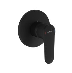 Artema Root Round A4272836 Ankastre Duş Bataryası, Sıva Üstü, Mat Siyah