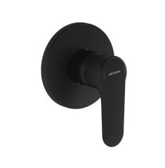 Artema Root Round A4272836 Ankastre Duş Bataryası, Sıva Üstü, Mat Siyah