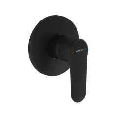 Artema Root Round A4272836 Ankastre Duş Bataryası, Sıva Üstü, Mat Siyah