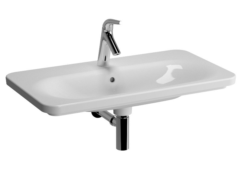 Vitra 5686b003-1072 Nest Trendy Led Işıklı Tezgah Üstü Lavabo 80 Cm Beyaz