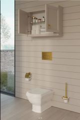 Vitra 62257 Valarte Üst Dolap 75cm Mat Fildişi