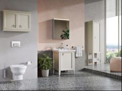 Vitra 62257 Valarte Üst Dolap 75cm Mat Fildişi