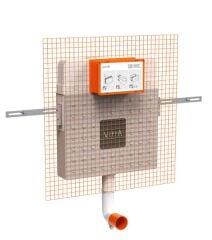 Vitra 768-1740-01 Yerden Tek Klozetler ve Çocuk Klozetler İçin Gömme Rezervuar