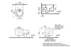 Vitra Nest Quantum Flush Asma Klozet Beyaz 7870B403-0090