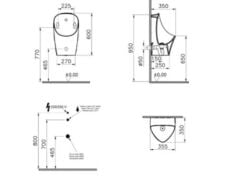 VitrA Fotoselli Pisuvar Elektrikli M-Line 8305B003-5633