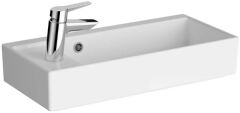 Vitra 7408B003-0028 ArchiPlan Dar Lavabo Sol Armatür Delikli 60 Cm Beyaz