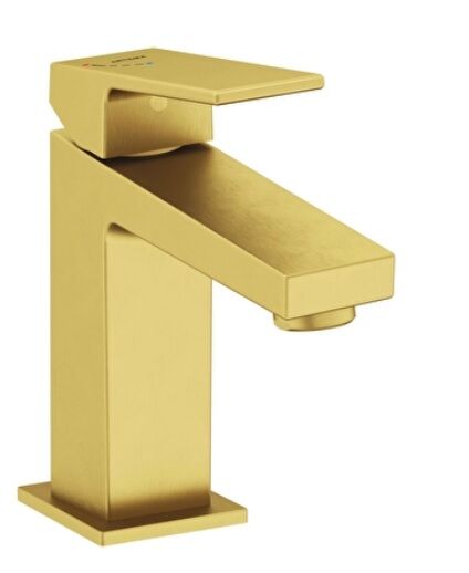 Artema A4372025 Minimax Square Lavabo Bataryası, Fırçalı Altın