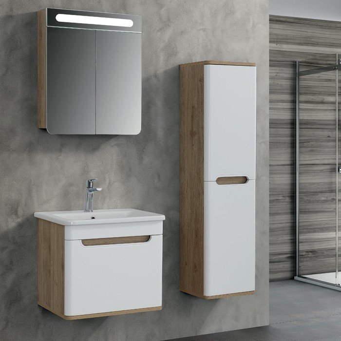 Lineart Wing 60 cm Banyo Dolabı + Ayna Dolaplı