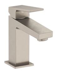 Artema A4372234 Minimax Square Lavabo Bataryası Yüksek, Fırçalı Nikel