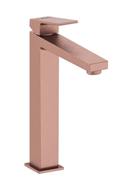 Artema A4372424 Minimax Square Lavabo Bataryası Çanak, Fırçalı Bakır