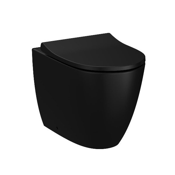 Vitra 7985b083-0090 Sento Rimex Dtd Yerden Tek Klozet 54 Cm Mat Siyah