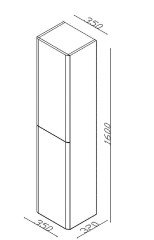Lineart Efes Boy Dolabı