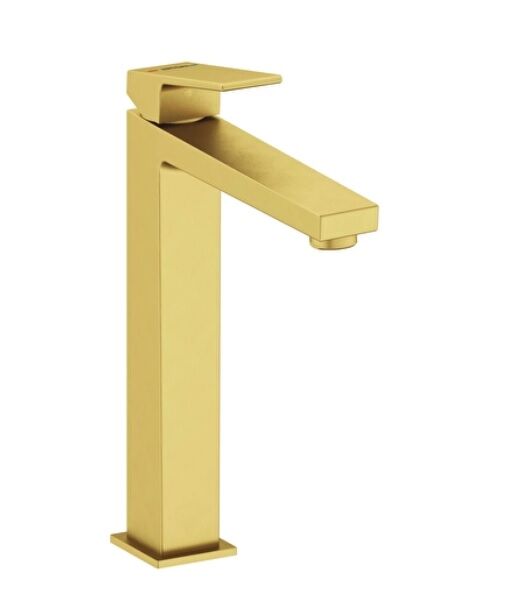 Artema A4372425 Minimax Square Lavabo Bataryası Çanak, Fırçalı Altın