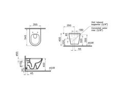 VitrA 7041B003-7211 İntegra Rim-ex Asma Term.Musluklu Beyaz