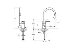 Artema A42155 Fold S Eviye Bataryası - Krom