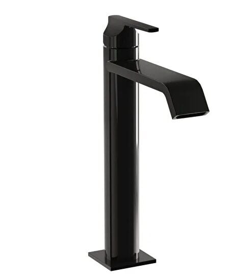 Vitra A4281439 Suit Çanak Lavabo Bataryası Parlak Siyah