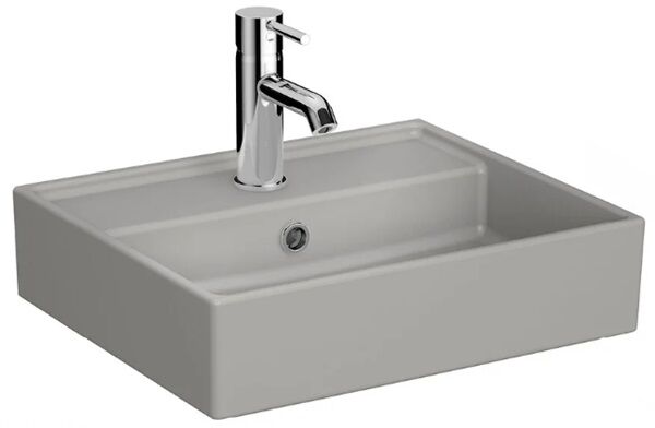 Vitra 7400B076-0001 ArchiPlan Dar Lavabo 45 Cm Mat Taş Gri
