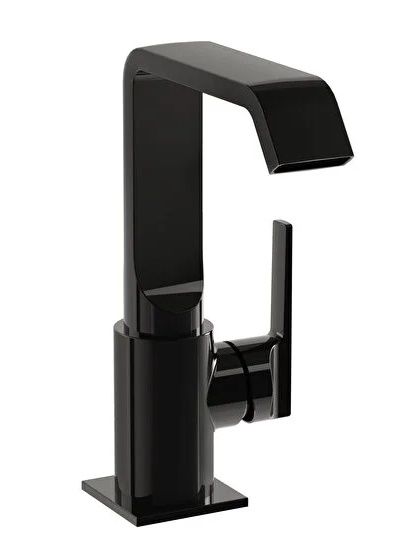 Vitra A4261639 Suit Lavabo Bataryası Parlak Siyah