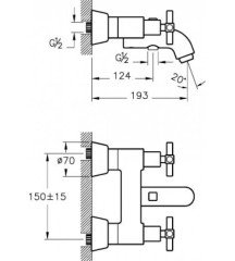 Artema A40868 Juno Banyo Bataryası Krom