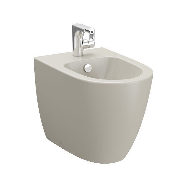 Vitra Sento Duvara Tam Dayalı Yerden Bide 54 cm Mat Bej
