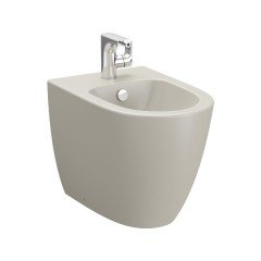 Vitra Sento Duvara Tam Dayalı Yerden Bide 54 cm Mat Bej