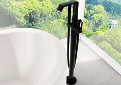 Vitra A4276939 Suit Küvet Bataryası Parlak Siyah