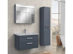 Lineart Efes 60 cm Banyo Dolabı + Ayna Dolaplı