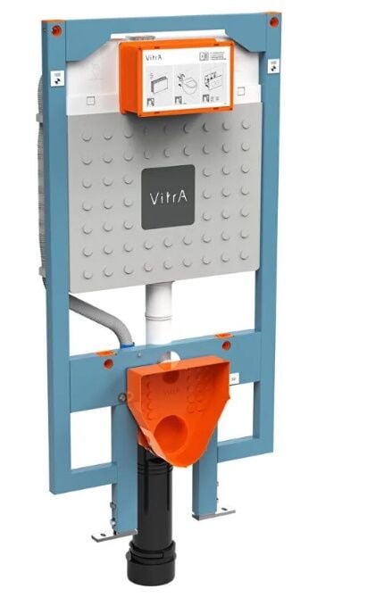 Vitra 768-5801-01 V8 Asma Klozetler İçin karkas veya profil sistemlere montaj alçıpan uygulama