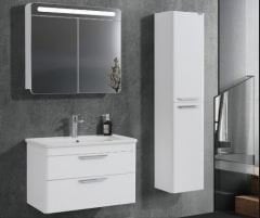 Lineart Efes 80 cm Banyo Dolabı + Ayna Dolaplı