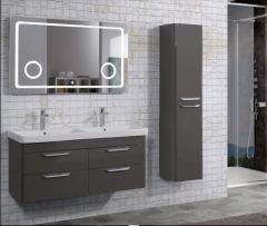 Lineart Efes 121 cm Banyo Dolabı + Ledli Ayna