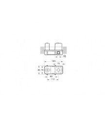 Vitra A42230 Ankastre Lavabo Bataryası (Sıva Altı Grubu)